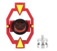 DMITER Mini prisma con adattatore, prisma di rilevamento di 17.5mm per la | Swiss Style - Adattatore filettato da 1,6 cm a 0,6 cm, layout di costruzione rivestito in rame, rilevamento dei confini