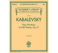 Dmitri Kabalevsky Easy Variations on Folk Themes, Op. 51 (Tascabile)
