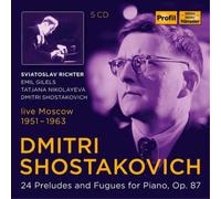 Dmitri Shostako Dmitri Shostakovich: 24 Preludes and Fugues for Piano, Op. (CD)