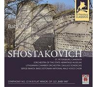 Dmitri Shostako Dmitri Shostakovich: Babi Yar: Symphony No. 13 in B Flat Mi (CD)
