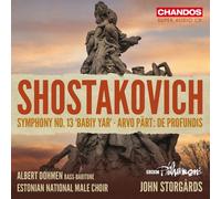 Dmitri Shostako Shostakovich: Symphony No. 13 'Babiy Yar'/Arvo Pärt: De Pro (CD)