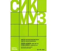 Dmitri Shostakovich: 19 Preludes. For Violino, Accompagnamento di Pianoforte