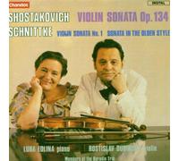 Dmitri Shostakovich / Alfred Schnittke - Luba Edlina, Rostislav Dubinsky - Violin Sonata Op. 134 / Violin Sonata No. 1 / Sonata In The Olden Style