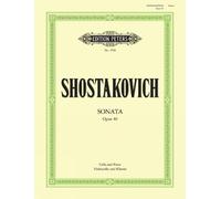 Dmitri Shostakovich Cello Sonata in D minor Op. 40 (Edition Peters) (Tascabile)