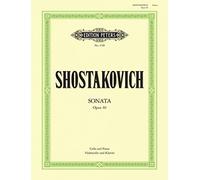Dmitri Shostakovich Cello Sonata in D minor Op. 40 (Edition Peters) (Tascabile)