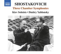 Dmitri Shostakovich Shostakovich: Three Chamber Symphonies (CD) Album