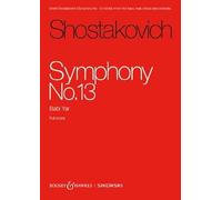 Dmitri Shostakovich Sinfonie Nr. 13 op. 13 (Tascabile)