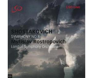 Dmitri Shostakovich Symphony No. 8 (Rostropovich, Lso) (CD) Album