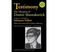 Solomon Volkov Testimony (Tascabile) Limelight