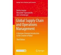 Dmitry Ivanov Alexander Tsipoulani Global Supply Chain and O (Copertina rigida)