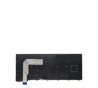 DMJBNBPO Tastiera portatile, compatibile con Lenovo, ThinkPad | T470S 01EN682 01EN641 SN20L82077 Layout inglese americano/russo con retroilluminazione(US Black No Mouse)