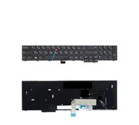 DMJBNBPO Tastiera portatile US/RU/SP, compatibile con Lenovo, IBM | Compatibile perThinkPad E540 E531 T540 T550S T560S T540P W550 L540 W541 L570 L560 Con retroilluminazione(RU With Mouse)