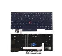 DMJBNBPO Tastiera retroilluminata russa RU, compatibile con Lenovo, | Compatibile conThinkpad E480 E490 T480S L480 T490 T495 L380 L390 Yoga L490 P43s E485 E495 Laptop(SP Black Mouse)