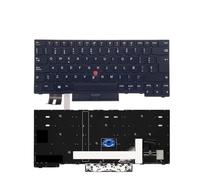 DMJBNBPO Tastiera russa spagnola, compatibile con Lenovo, Thinkpad | E480 E485 L480 L380 T490 E490 E495 L490 T495 Yoga L390 T480S P43S 01YP360(SP Black Mouse)