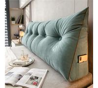 DMJLI-T Cuscino Schienale Letto e Divano Cuscino Cuneo per Letto Premium Imbottito Cuscino per Testiera Imbottita Cuscino per Lettino da Giorno Schienale Lettura Ad Angolo Triangolare