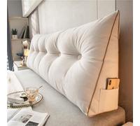 DMJLI-T Cuscino Schienale Letto e Divano Cuscino Cuneo per Letto Premium Imbottito Cuscino per Testiera Imbottita Cuscino per Lettino da Giorno Schienale Lettura Ad Angolo Triangolare