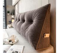 DMJLI-T Cuscino Schienale Letto e Divano Cuscino Cuneo per Letto Premium Imbottito Cuscino per Testiera Imbottita Cuscino per Lettino da Giorno Schienale Lettura Ad Angolo Triangolare