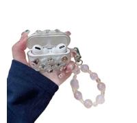 DMJSWY Custodia protettiva per Apple AirPods 3, con diamanti trasparenti, estetica, antiurto, per AirPods di terza generazione, per donne e ragazze