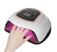 DMJWAN Lampada UV LED per Unghie, 320W Asciugatura Rapida con Sensore Automatico a 72 LED, Sensore Automatico, 4 Timer