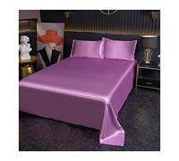 DMKD Lenzuolo Piano 230x250cm 180x230cm 120x230cm Lenzuolo Singolo sopra in Microfibra di Poliestere Tinta Unita Lenzuola Letto Singolo Piazza e Mezza (Color : Beansand, Size : Flat Sheet 230x250cm)