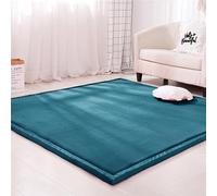 Dmkjdzsw Tappeto di Velluto Corallo Ispessimento,Tappeto Morbido Antiscivolo Moderno,Tatami Tappetino Antiscivolo,bambinoTappetino Gioco,Tappeto Lavabile a puzzle-G-80 * 120cm