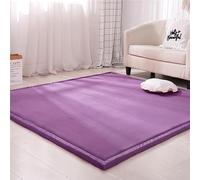 Dmkjdzsw Tappeto di Velluto Corallo Ispessimento,Tappeto Morbido Antiscivolo Moderno,Tatami Tappetino Antiscivolo,bambinoTappetino Gioco,Tappeto Lavabile a puzzle-H-60 * 120cm