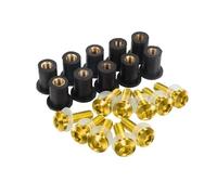 DMLHL Accessori per Viti Kit Bulloni E Viti per Parabrezza Moto per Benelli TRK 502 502X 502C 752S 251 BN302 per LEONCINO 250 500 TNT125 TNT251(Yellow)