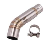 DMLHL Marmitta di Scarico per Moto, Tubo di Collegamento Centrale, per S&uzuki GSX-S 750 BK750 GSR750 2018 2020 2021 2020 2022(Style 2)
