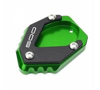 DMLHL Supporto per Il Piede Accessori per Moto Supporto Laterale Esteso per K&awasaki per Ninja 500 Z500 SE 2024 2025 per Eliminator 500(Green)