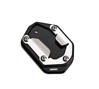 DMLHL Supporto per Il Piede Supporto Estensione Cavalletto Laterale per Moto Piastra di Supporto Allargata per B&MW R1300GS R1300 GS R 1300GS 2023 2024 2025(Silver-a)