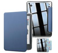 DMLuna Custodia Magnetica Rimovibile per Tolino Shine Color/Shine 5/4 e Kobo Clara Colour/BW/2E, Protezione Antiurto in TPU, Auto Sleep/Wake, Ultraleggera, Vestibilità Perfetta, Blu
