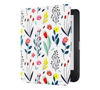 DMluna Custodia per Kobo Clara BW/Colore / 2E, Tolino Shine Colore/Shine 5/4, funzione sleep/sveglia, pelle PU resistente alle cadute, protezione rigida