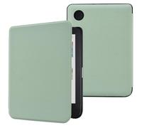 DMluna Custodia per Kobo Clara Colour/Clara BW/Clara 2E, Tolino Shine Colour/Shine 5/4 - Cover Protettiva Funzione Auto Wake/Sleep - Pelle Sintetica Premium, Antigraffio, Anticaduta, Agave Verde