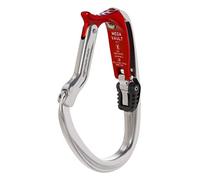 DMM Gales Mega Vault - Moschettone per imbracatura o cinghie, colore: Rosso/Argento