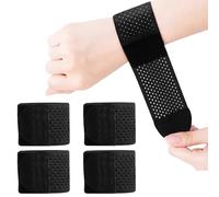 DMNQ 4 Pezzi Tutore Polso Polsiera Ortopedica Polsiere Polsino Ortopedico Fascia Polso Fascia Elastica Polso Fascia Per Polso Polsiera Elastica Fascia Elastica Polso Traspirante E Regolabile