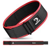 DMoose Cintura per sollevamento pesi, cintura da palestra con bloccaggio automatico per allenamento olimpico, WOD, cross training, per uomini e donne, cintura da allenamento in nylon da 10,2 cm con