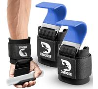 DMoose Fitness Ganci per allenarsi per uomo e donna (coppia) - Impugnature per sollevamento pesi per Powerlifting, Rows e Deadlift - Cinghie per sollevamento pesi da palestra