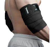 DMoose Gomitiere per il sollevamento pesi (coppia) - Cinghie regolabili da 40" per il sostegno delle articolazioni e la tendinite - Ideale per gli allenamenti di sollevamento pesi - Per uomini e donne