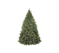 Dmora Albero di Natale 120 cm Innsbruck, Pino Artificiale, Albero Effetto Reale, Alberello Natalizio Extra folto, 97x97 h120 cm, Verde