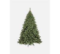 Dmora Albero di Natale 120 cm Stoccolma, Pino Artificiale, Albero Effetto Reale, Alberello Natalizio Extra folto, 89x89 h120 cm, Verde