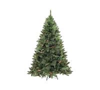 Dmora - Albero di Natale 180 cm Vienna, Pino Artificiale, Albero Effetto Reale, Alberello Natalizio Extra folto, 114x114 h180 cm, Verde