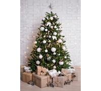 Dmora Albero di Natale 270 cm Vienna, Pino Artificiale, Albero Effetto Reale, Alberello Natalizio Extra folto, 165x165 h270 cm, Verde