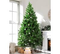 Dmora Albero di Natale Riccardo, Albero Artificiale Extra folto, Albero Effetto Reale in PVC, 438 Rami, Altezza cm 150