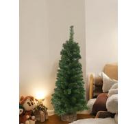 Dmora Natale Sassiere, Pino Artificiale, Albero Effetto Reale, Alberello Natalizio, Made in Italy, 40x40 h75 cm, Verde