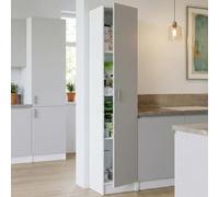 Dmora - Armadio multiuso 1 anta Clearwater, Mobile ausiliario, Guardaroba porta scarpe con ripiani, Scarpiera verticale, 37x37h180 cm, Bianco