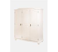 Dmora Armadio Multiuso Grande Dortmund, Mobile Multifunzionale, Mobiletto scarpiera, Guardaroba Porta Scarpe, 150x56 h180 cm, Bianco