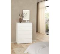 Dmora - Cassettiera Clarice, Settimino multiuso, Comò camera da letto, Mobile con cassetti, 77x40 h107 cm, Bianco