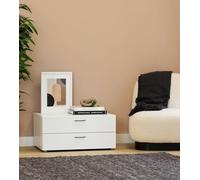 Dmora - Cassettiera Limerick, Settimino multiuso, Comò camera da letto, Mobile con cassetti, 74x52 h35 cm, Bianco