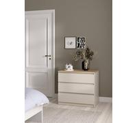 Cassettiera Orani, settimino Multiuso con 3 cassetti, comò Elegante per Camera da Letto, 77x50 h70 cm, Beige