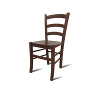 Dmora CastroUrd, Sedia Classica Color Noce, Ideale per Sala da Pranzo, Cucina o Salotto, Made in Italy, Cm 44x45h87, con fondello in Legno
